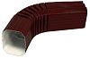 Колено прямоугольное Vortex Matt RAL 8017