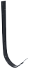 Крюк длинный Grand Line 125 мм RAL 7024 мокрый асфальт
