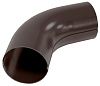 Колено 60 град 90 мм Мatt RAL 8017