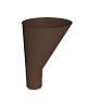Воронка водосборная Vortex Project 146мм RAL 8017 шоколад